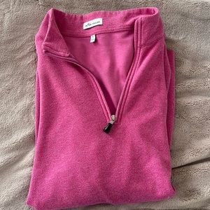 PETER MILLAR Pink Quarter-zip